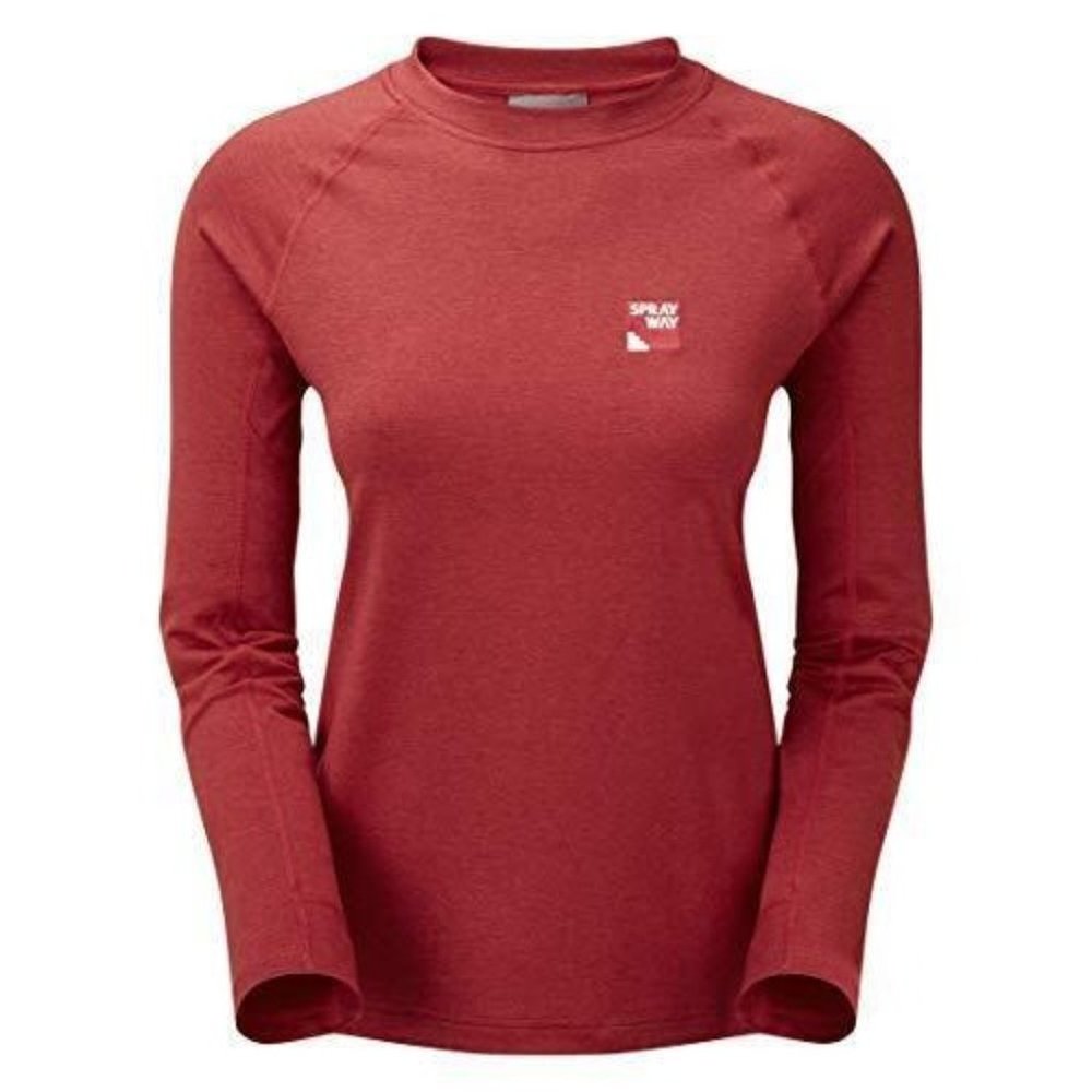 Sprayway Womens Rissa Crew, Carnival, Red Size 8